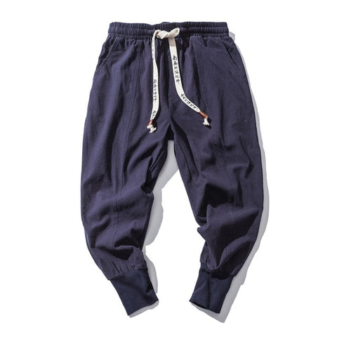 Cotton Harem Pants Men