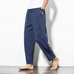 Cotton Harem Pants Men